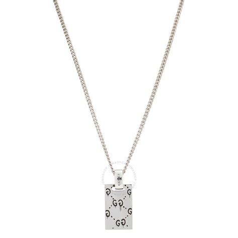 gucci ghost bar necklace|gucci ghost ring in silver.